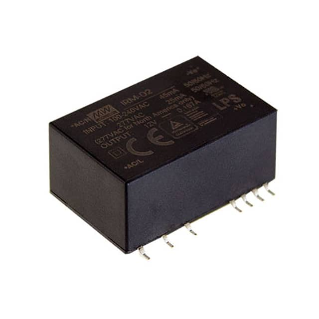 IRM-02-12S Mean Well USA Inc.                                                                    AC/DC CONVERTER 12V 2W