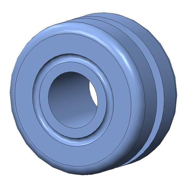 G-507-C8002 Aearo Technologies, LLC                                                                    SCREW GROMMET THRMPL BLUE