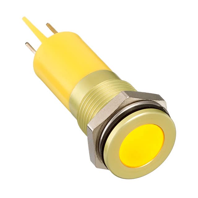 Q14F1AYXXHY12E APEM Inc.                                                                    INDICATOR 12V 14MM FLUSH YELLOW