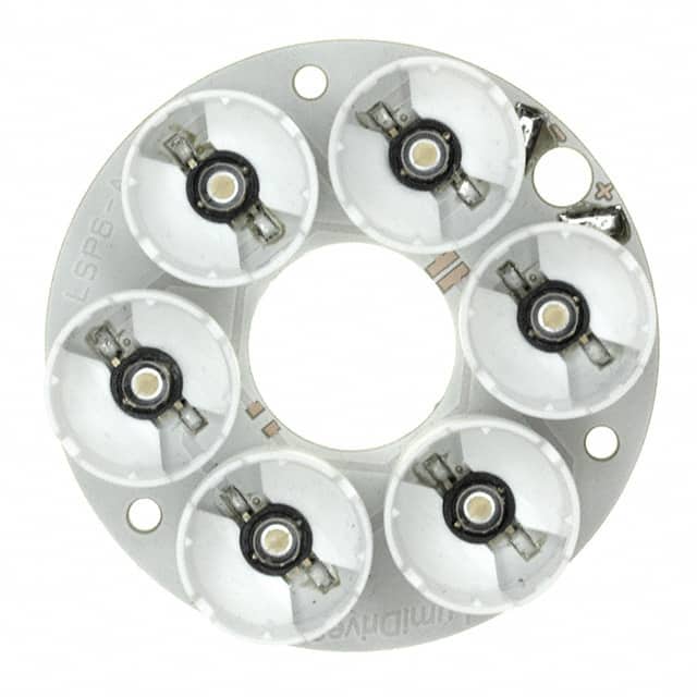 LSP6WWXXX Dialight                                                                    LIGHT ENG ARRAY 6X1W WM WHT 69MM
