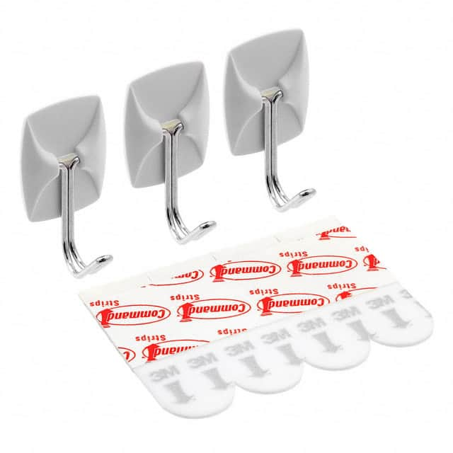 17067ES 3M                                                                    SMALL WIRE HOOK 3 HOOKS 4 STRIPS