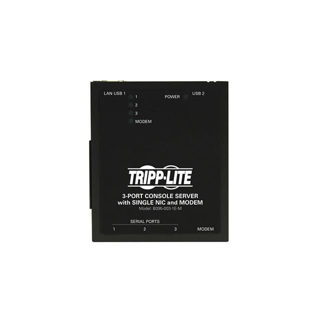 B095-003-1E-M Tripp Lite                                                                    IP SERIAL CONSOLE TERMINAL SERVR