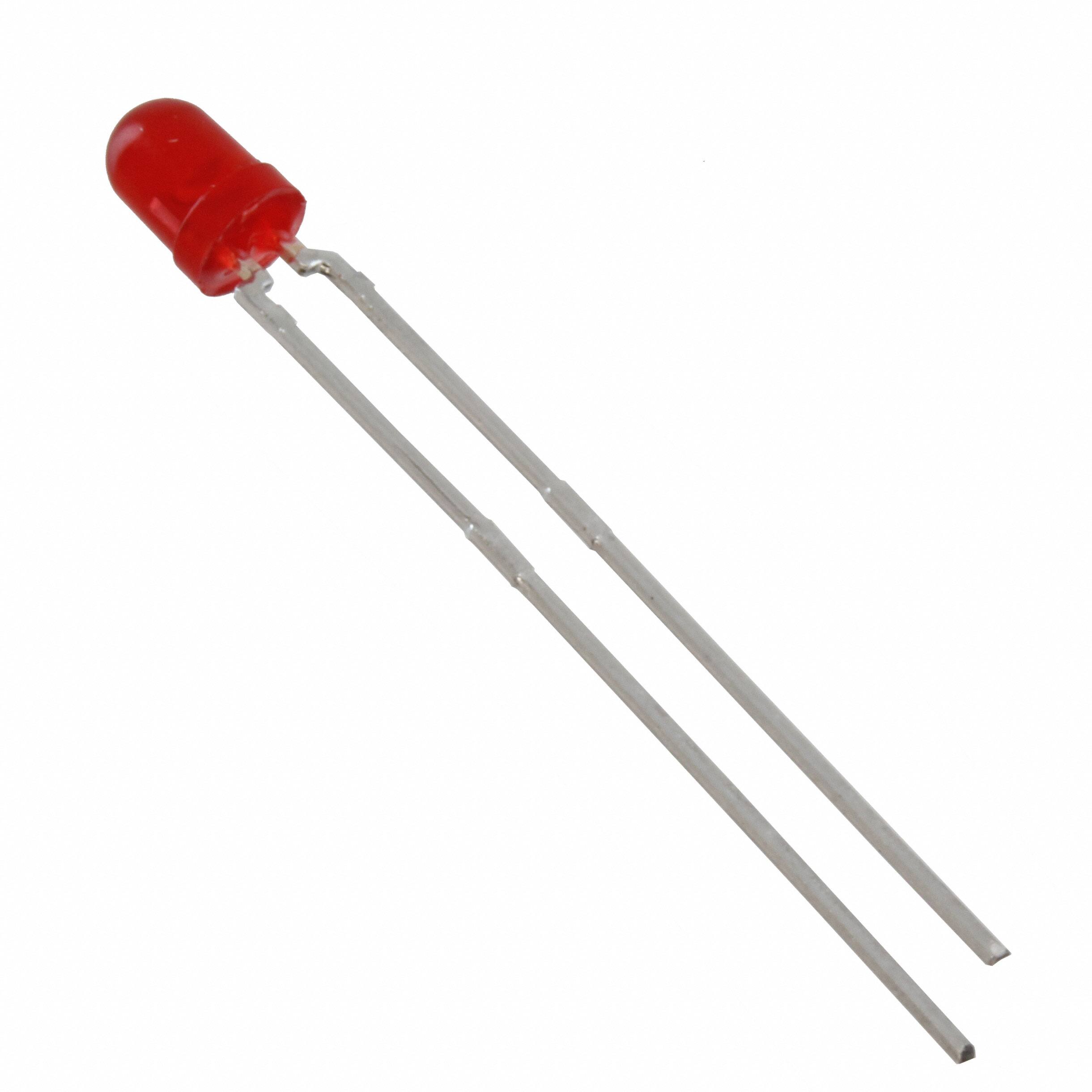 TLUR4400 Vishay Semiconductor Opto Division                                                                    LED RED DIFF 3MM ROUND T/H