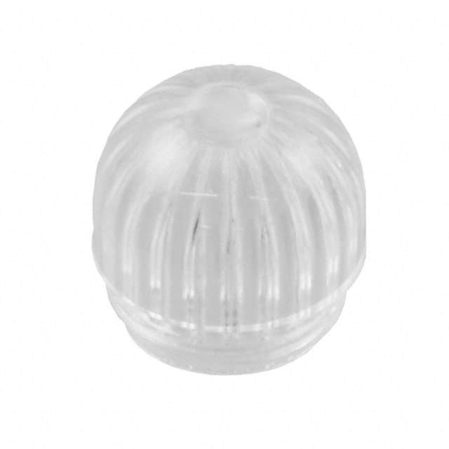 25P-326C Visual Communications Company - VCC                                                                    LENS CLEAR TRANSP DOME FLUTED