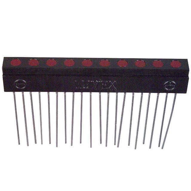 SSA-LXB102ID Lumex Opto/Components Inc.                                                                    LED ARRAY 3MM 10SEG FLAT TOP RED