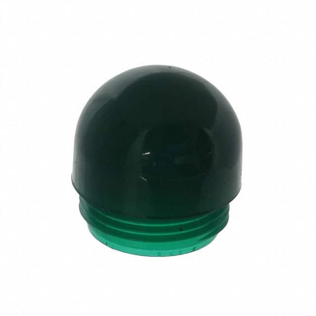 25P-307G Visual Communications Company - VCC                                                                    LENS GREEN TRANSLUCENT DOME