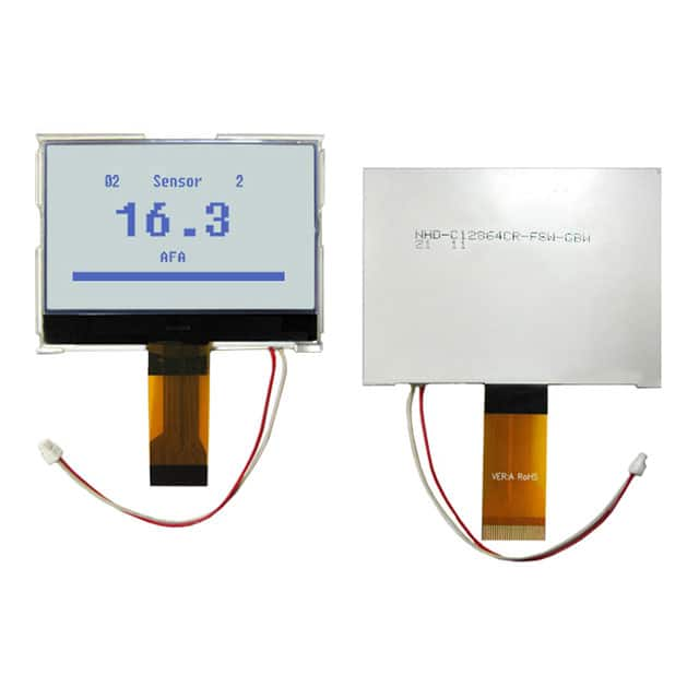 NHD-C12864CR-FSW-GBW Newhaven Display Intl                                                                    LCD GRAPH MOD 128X64 COG LCD