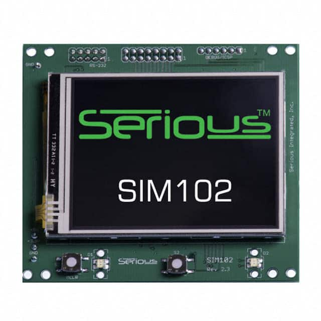 SIM102-A00-R12CWL-01 Serious Integrated Inc.                                                                    MOD TOUCH/DISPLY TFT 3.2