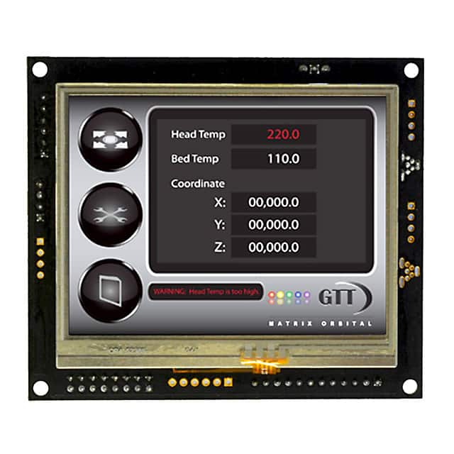 GTT35A-TPR-BLM-B0-H1-CS-V5 Matrix Orbital                                                                    LCD TOUCH TFT 3.5