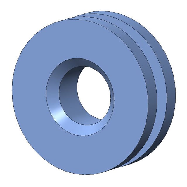 G-505-C8002 Aearo Technologies, LLC                                                                    SCREW GROMMET THRMPL BLUE