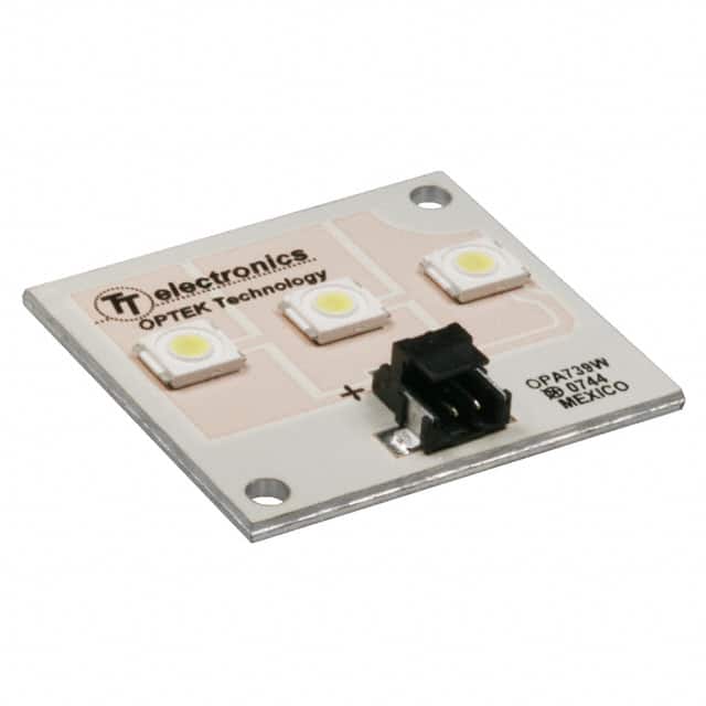 OPA739W TT Electronics/Optek Technology                                                                    LED WHITE 3/1WATT 6500K ARRAY