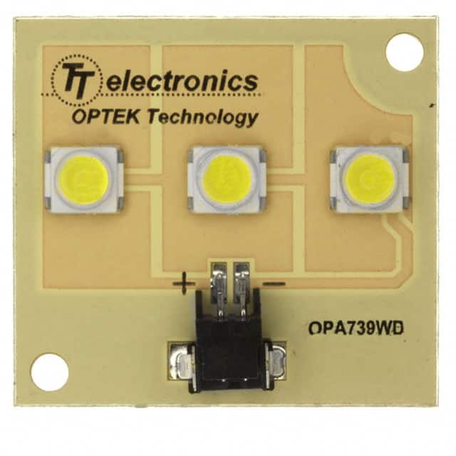 OPA739WD TT Electronics/Optek Technology                                                                    LED WHITE 3/1WATT 6500K ARRAY