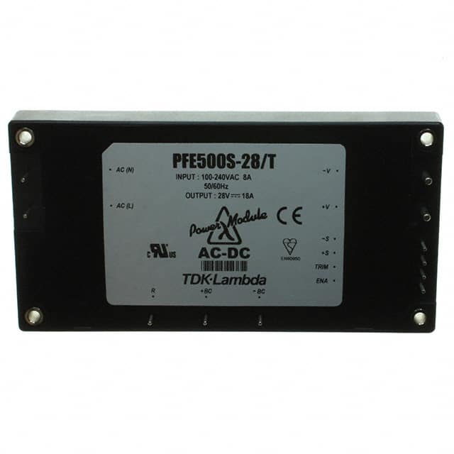 PFE500S-28/T TDK-Lambda Americas Inc.                                                                    AC/DC CONVERTER 28V 18A 500W