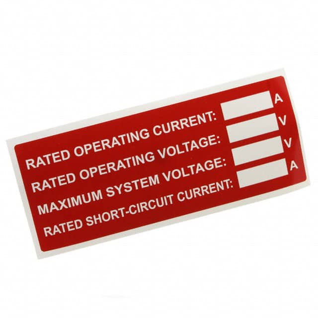 SOL-SRS-127508N-.1-4 TE Connectivity AMP Connectors                                                                    LABEL ID/RATINGS 4.12