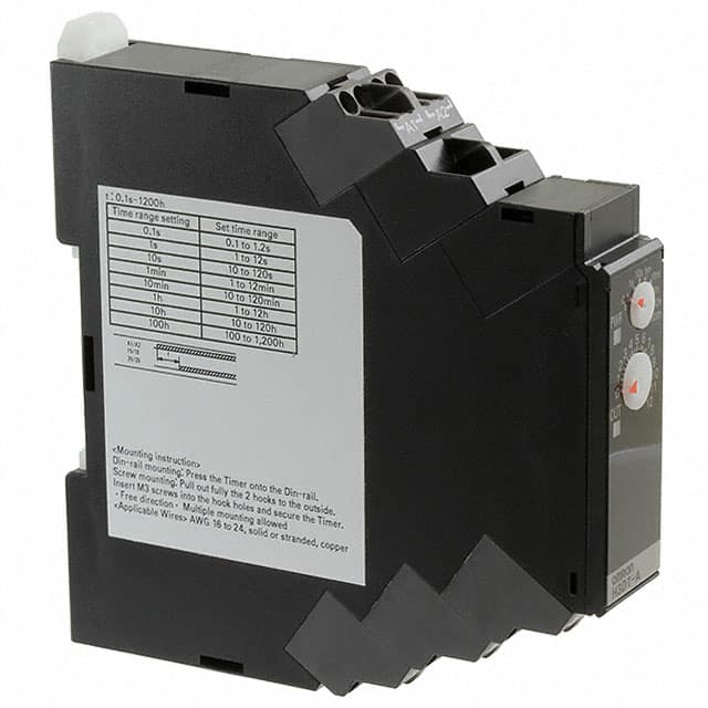 H3DT-A2 AC/DC24-240 Omron Automation and Safety                                                                    RELAY TIME DELAY 1200HR DIN RAIL