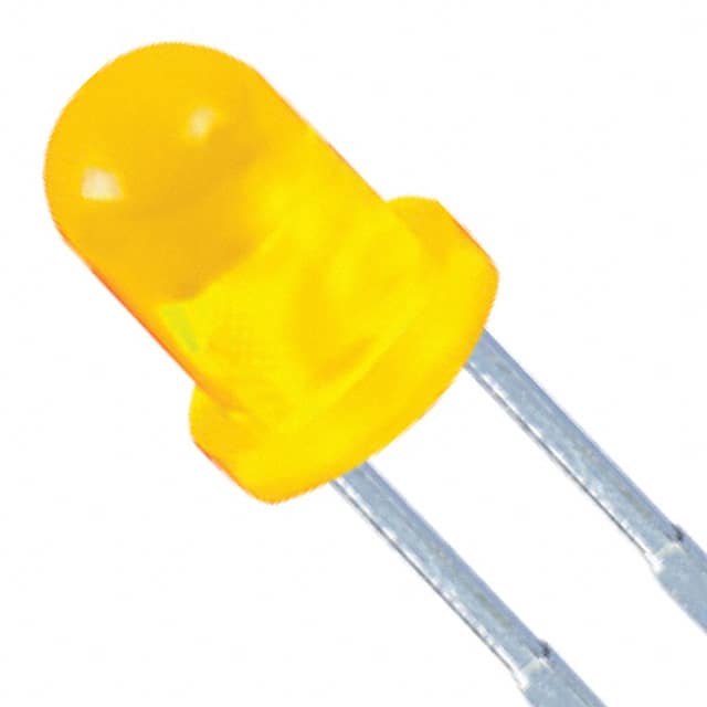 XLUY34D SunLED                                                                    LED YELLOW DIFF 3MM ROUND T/H
