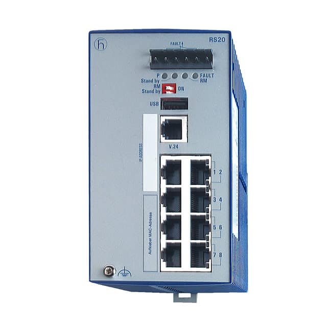 RS20-0800T1T1SDAEHHXX.X.XX Hirschmann                                                                    ETHERNET SWITCH MANAGED 8-PORT