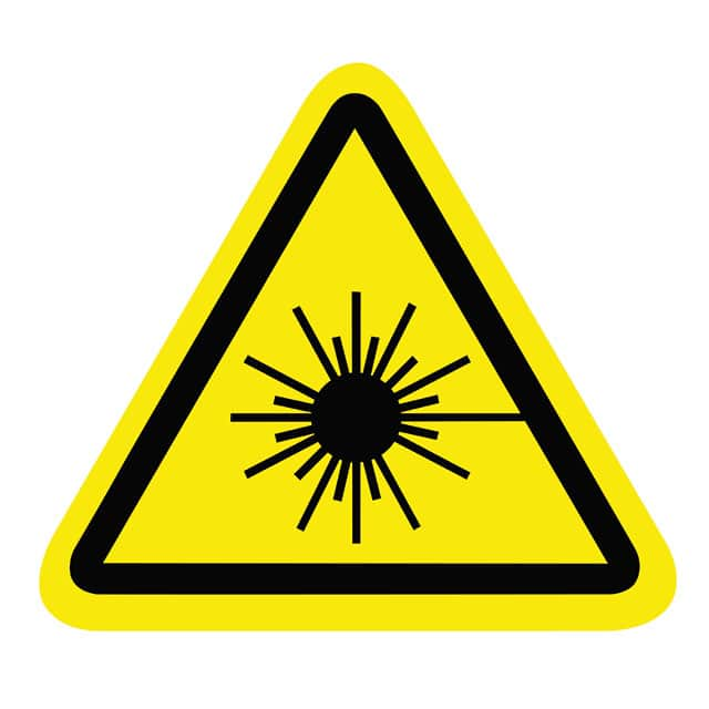 SAFLBL-2.25TRI-0100-500/PK 3M (TC)                                                                    SAFETY LABEL - LASER HAZARD - 2.