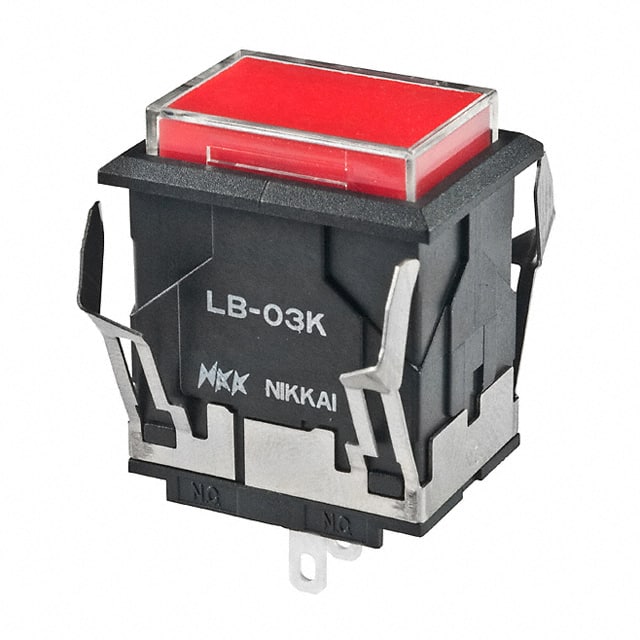 LB03KW01-01-JC NKK Switches                                                                    IND PB ILLUM RECT BLCK 110V NEON