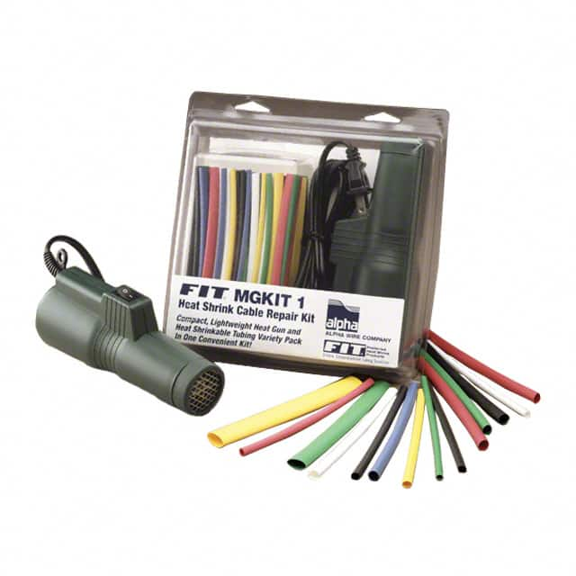 FITMGKIT1 NC032 Alpha Wire                                                                    HEATSHRINK KIT W/MINI HEAT GUN