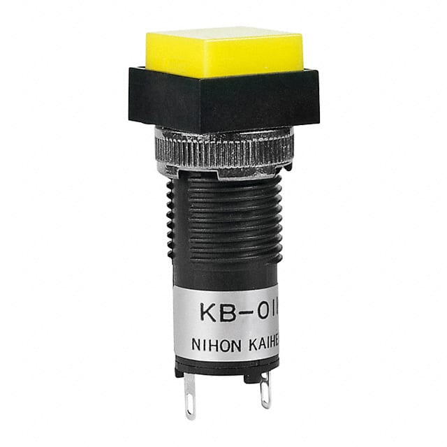 KB01KW01-05-EB NKK Switches                                                                    SW PB ILLUM SQ YLW/WHT SLD MNT