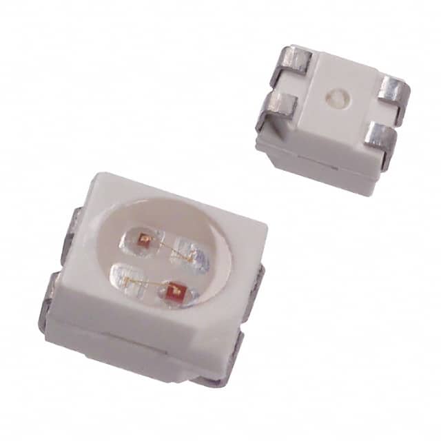 5977781307F Dialight                                                                    LED BLUE/RED CLEAR 4PLCC SMD