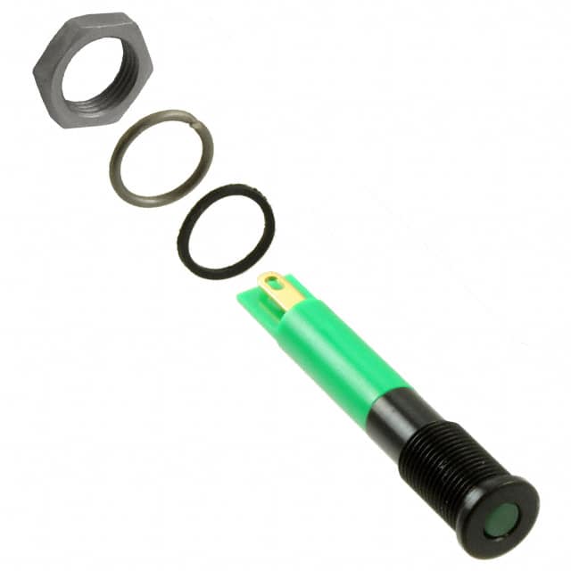 Q6F1BXXG12E APEM Inc.                                                                    INDICATOR 12V 6MM FLUSH GREEN