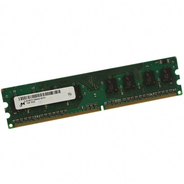 MT8HTF12864AZ-667H1 Micron Technology Inc.                                                                    MODULE DDR2 SDRAM 1GB 240UDIMM