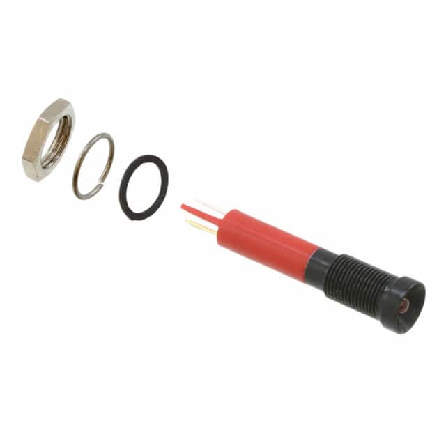 Q6R1BXXR24E APEM Inc.                                                                    INDICATOR 24V 6MM RECESSED RED