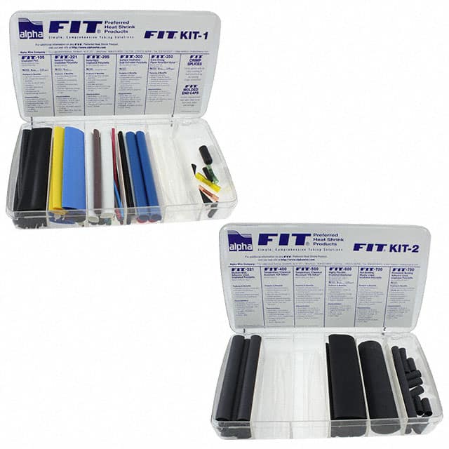 FKIT2 NC032 Alpha Wire                                                                    KIT HEATSHRINK TUBING NO COLOR