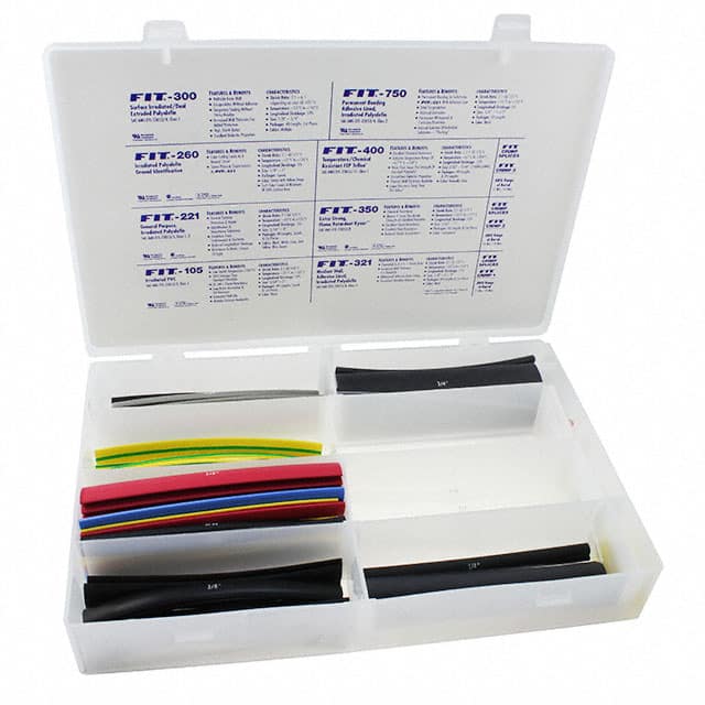 FKIT7 NC032 Alpha Wire                                                                    KIT HEATSHRINK TUBING NO COLOR