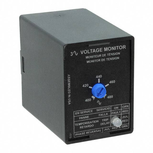 PLM9405 Littelfuse Inc.                                                                    RELAY 480VAC VOLT PHASE MONITOR