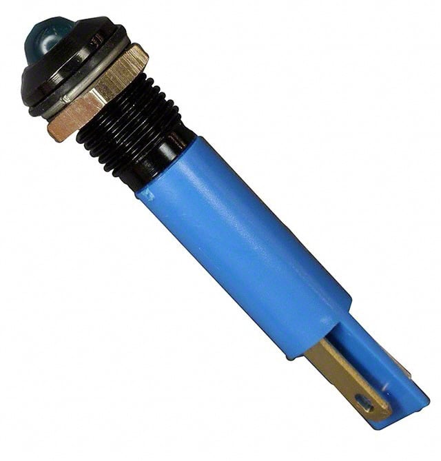 Q8P1BXXB12E APEM Inc.                                                                    INDICATOR 12V 8MM PROMINENT BLU