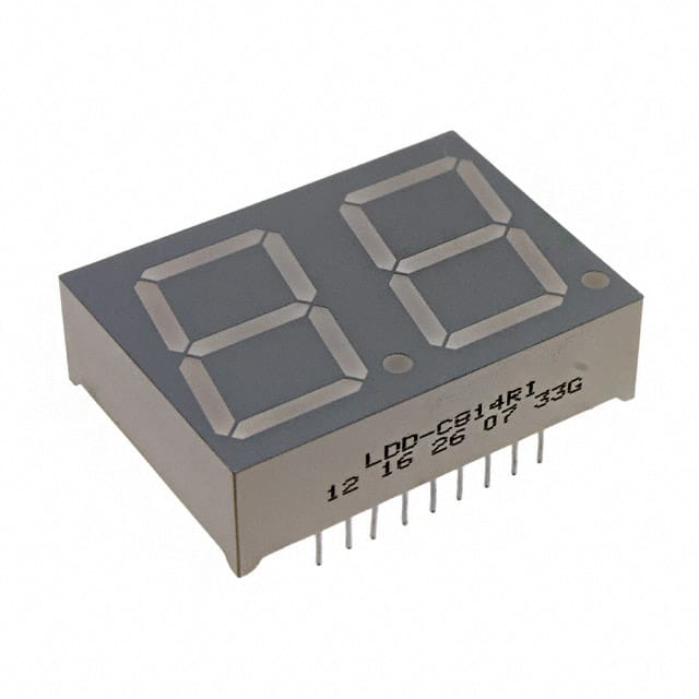 LDD-C814RI Lumex Opto/Components Inc.                                                                    LED 7-SEG .80 DUAL RED CC DIRECT