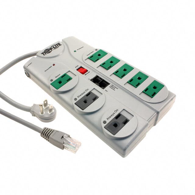 TLP808NETG Tripp Lite                                                                    POWER STRIP 8OUT 8'CORD