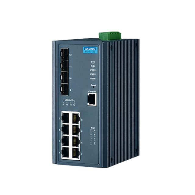 EKI-7712G-4FPI-AE B&B SmartWorx, Inc.                                                                    8-PORT GBE ETHERNET SWITCH