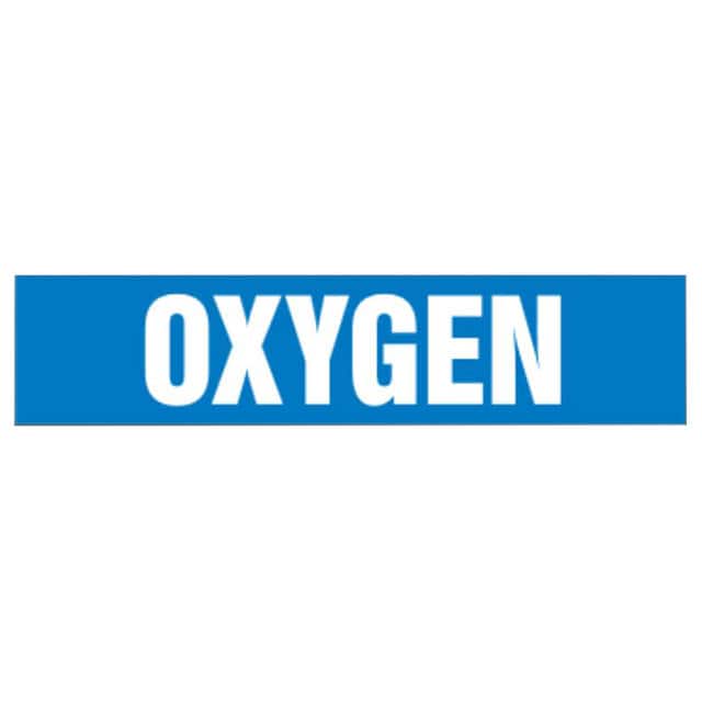 PPMS1457E Panduit Corp                                                                    ST PIPE MRKR, OXYGEN, BU, E,EA
