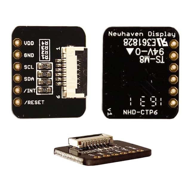 NHD-CTP6 Newhaven Display Intl                                                                    BOARD FOR CAPACITIVE TOUCH PANEL