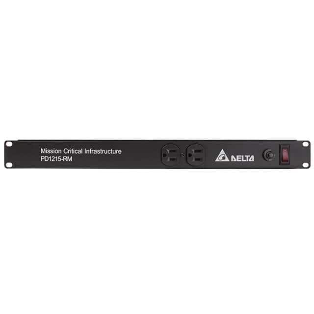 PD1215-RM Delta Electronics                                                                    1U RACK MOUNT PDU 12 OUTLETS 2 F