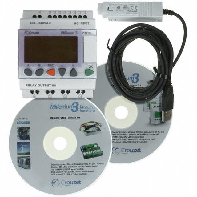 88970081 Crouzet                                                                    CONTROL LOG 8 IN 4 OUT 100-240V