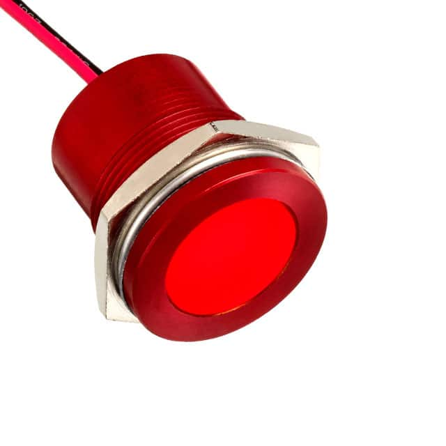 Q22F5ARXXSR12AE APEM Inc.                                                                    INDICATOR 12V 22MM FLUSH RED