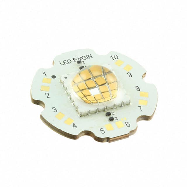 LZP-D0GW00-0027 LED Engin Inc.                                                                    LED WHITE CLEAR DOME 4X6 MCPCB