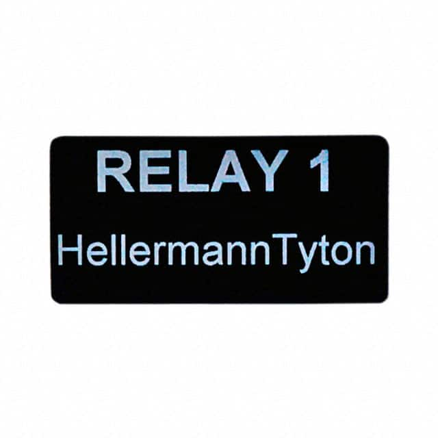 596-00507 HellermannTyton                                                                    LABEL ID/RATINGS 2