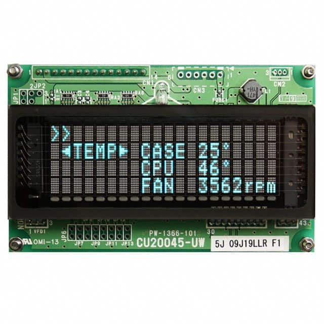 VK204-25-VPT Matrix Orbital                                                                    VFD ALPHA/NUM DISPLAY 20X4