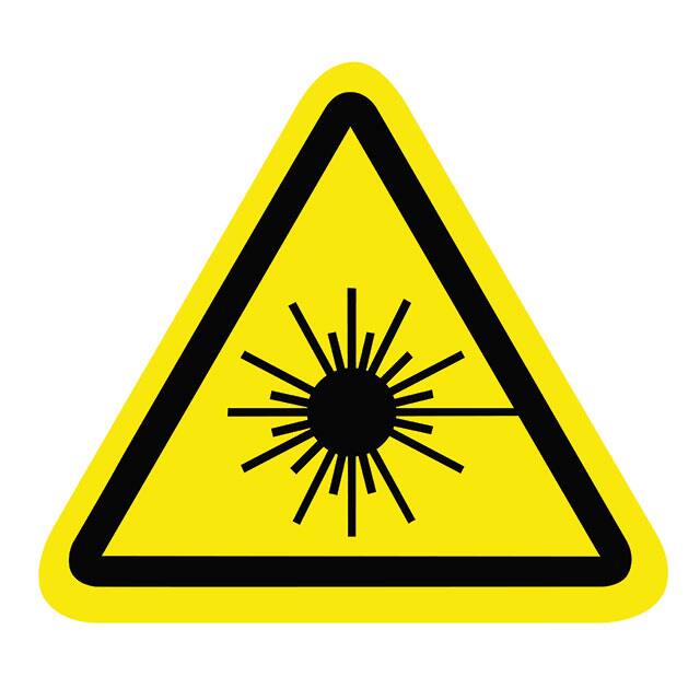 SAFLBL-2.25TRI-0100-25/PK 3M (TC)                                                                    SAFETY LABEL - LASER HAZARD - 2.