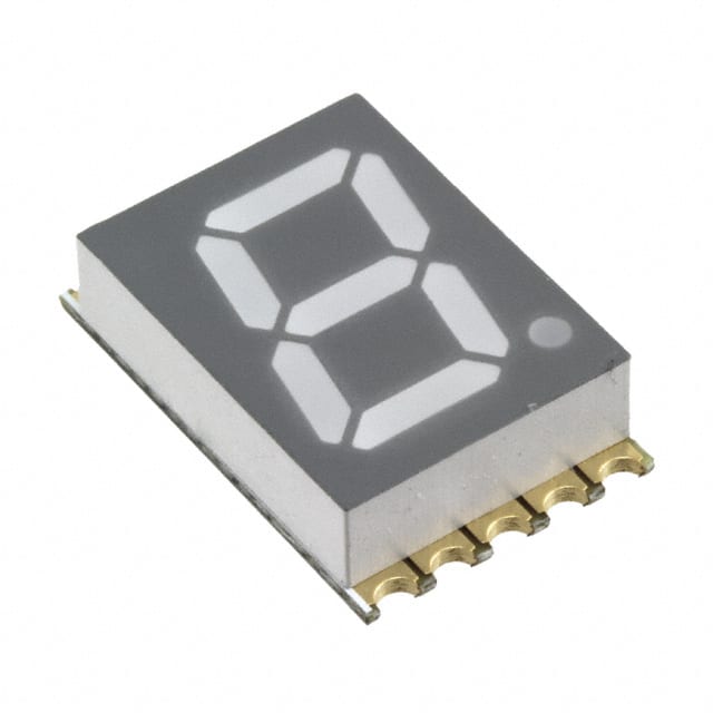 VDMY10C0 Vishay Semiconductor Opto Division                                                                    DISPLAY 7SEG 10MM YELLOW C.C