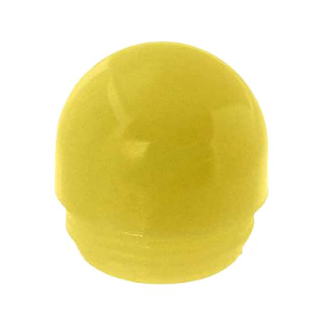 25P-307Y Visual Communications Company - VCC                                                                    LENS YELLOW TRANSLUCENT DOME