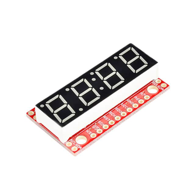 COM-11441 SparkFun Electronics                                                                    4DGT 7-SEGMENT SERIAL RED