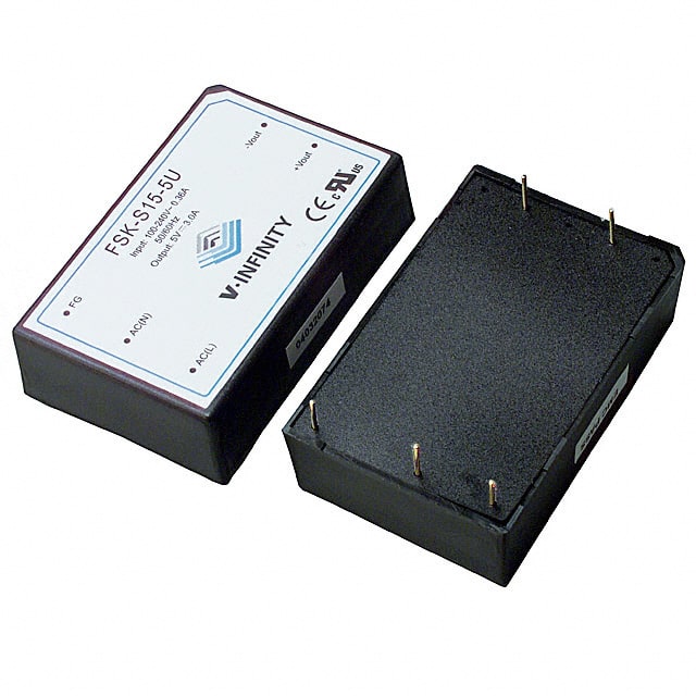 FSK-S15-5U CUI Inc.                                                                    CONVERTER AC-DC 5V 3A 15 WATT