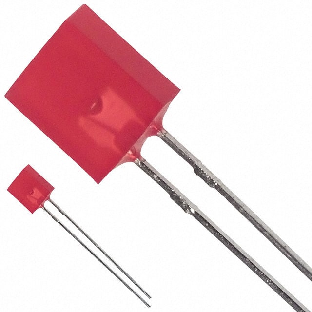 HLMP-0301 Broadcom Limited                                                                    LED RED DIFF 7.3X2.4MM RECT T/H